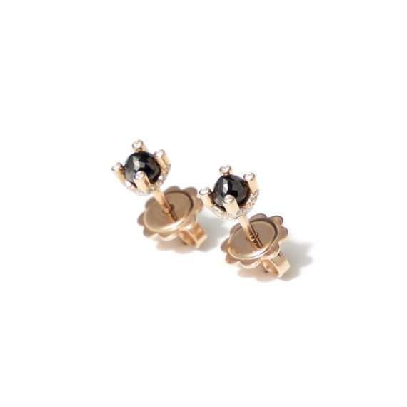 black diamond studs