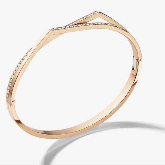 Bonebakker Repossi Antifer bracelet pink gold with diamonds