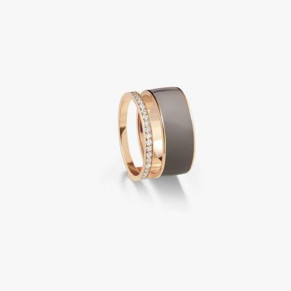 Bonebakker Repossi Berbere Chromatic Taupe lacquer ring low