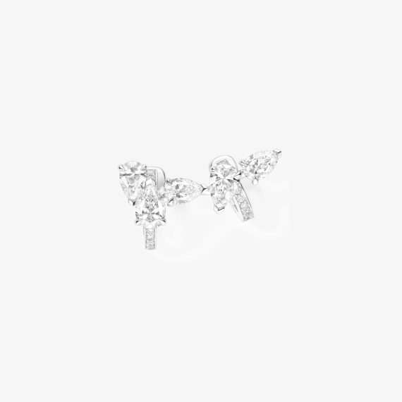 Bonebakker Repossi Serti sur Vide earring set with 5 diamonds low