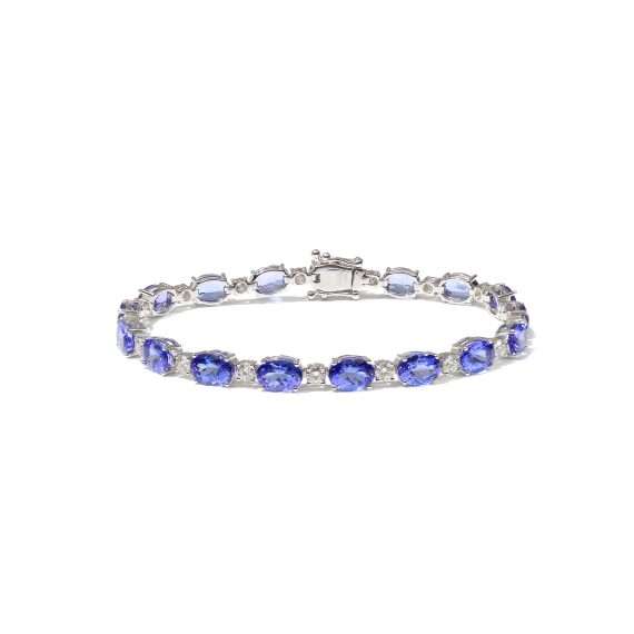 Bonebakker Tanzanite tennis bracelet