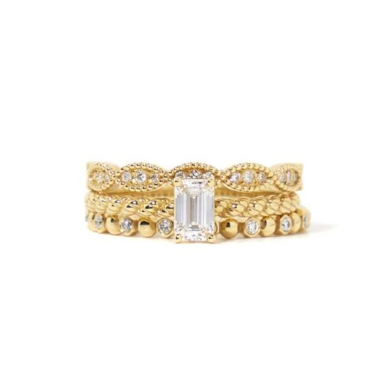 GOLD stack rings