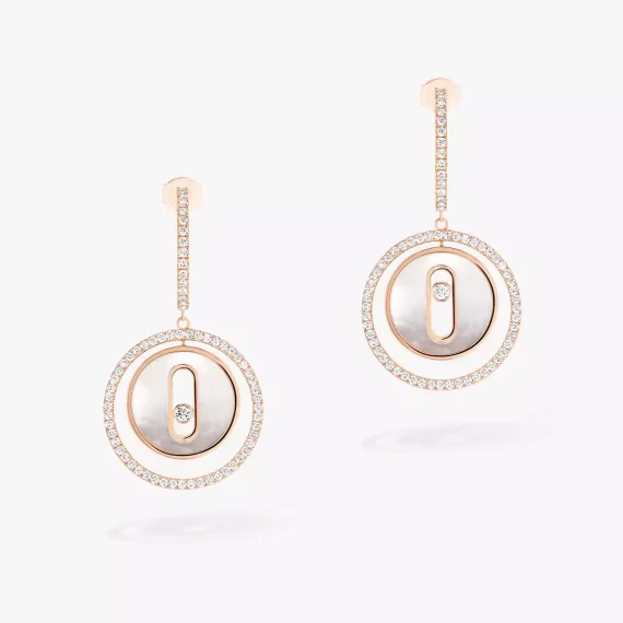 Messika Lucky move earrings mother of pearl diamonds