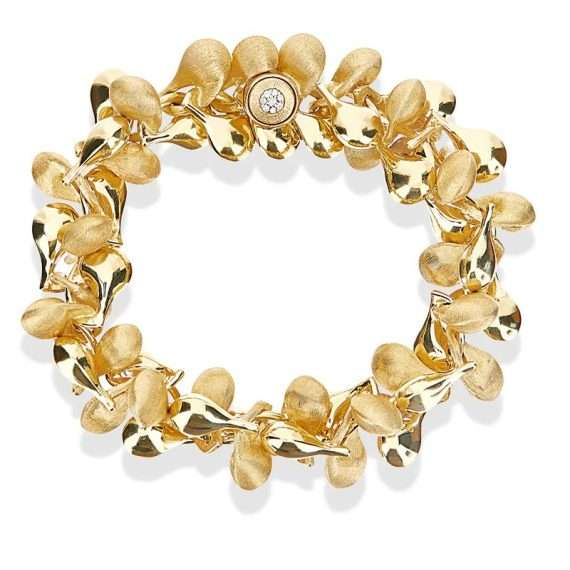 Nanis Amsterdam at Bonebakker Nanis TRASFORMISTA bracelet in yellow gold and diamonds
