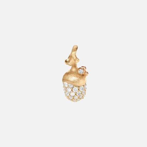ole lyngaard pendant diamond acorn