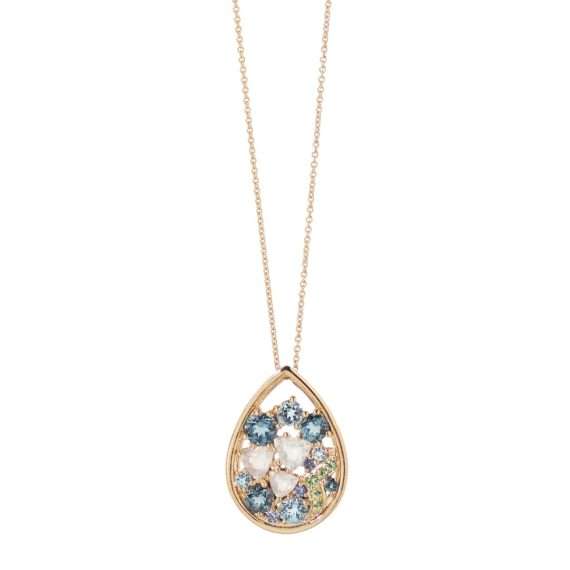 van gogh blossom pendant earring small