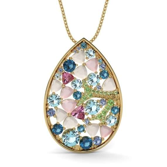 van gogh almondblossom pendant