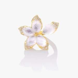 Stephen Webster love me love know yellow gold white pearlescent diamond
