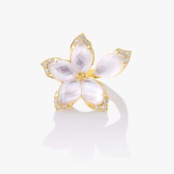 Stephen Webster love me love know yellow gold white pearlescent diamond