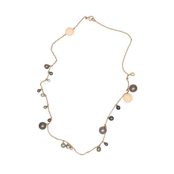tahiti keshi pearl necklace